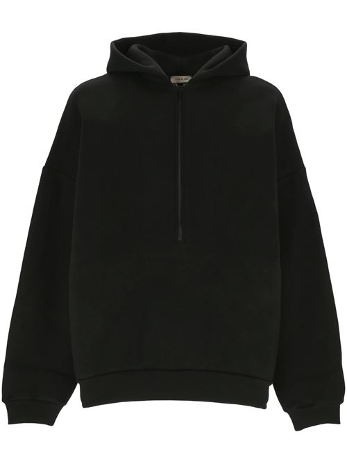    Traduzione vocale Felpa con cappuccio in pile con mezza zip Fear of God | FG24FW501006FLC001